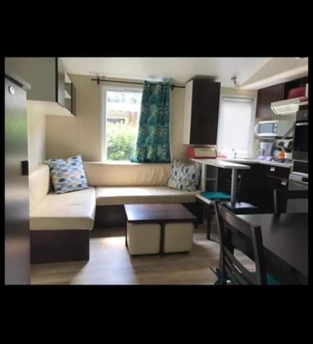 Mobil Home 4-6 Personnes Bord De Mer Argeles Sur Mer Camping Equinoxe Exteriör bild